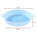 OIMG Round Replacemen Air Fryers Oven Baking Tray Fried Chicken Basket Mat Air Fryer Silicone Pot Grill Pan Kitchen Accessories