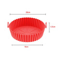 OIMG Round Replacemen Air Fryers Oven Baking Tray Fried Chicken Basket Mat Air Fryer Silicone Pot Grill Pan Kitchen Accessories