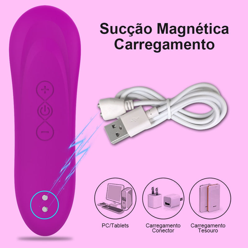 Sugador Clitoriano Feminino c/ Vibrador Sexy All - Comeeta