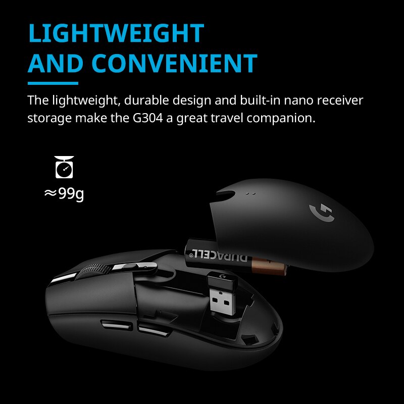 Mouse Gaming Logitech G304 Wireless - Comeeta