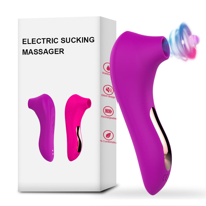 Sugador Clitoriano Feminino c/ Vibrador Sexy All - Comeeta