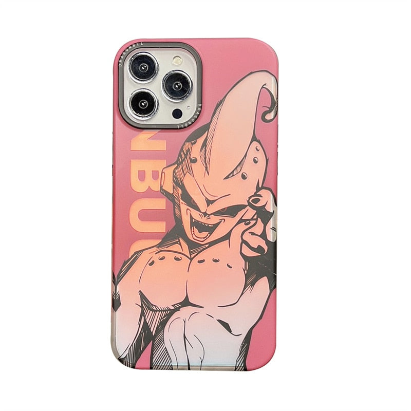 Case Dragon Ball - Laser iPhone 14 /13/ 12/ 11 Pro Max XR XS Max 7 8 Plus - Alta Resistência a Impacto