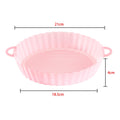 OIMG Round Replacemen Air Fryers Oven Baking Tray Fried Chicken Basket Mat Air Fryer Silicone Pot Grill Pan Kitchen Accessories